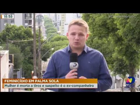 Feminicídio em Palma Sola: mulher é morta a tiros e suspeito é o ex-companheiro