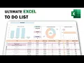 Create a To Do List in Excel -