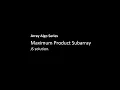 Maximum Product Subarray Array Algo 6