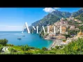 Lagu Amalfikust 4K - Dorpen op de kliffen, blauwe horizonnen en mediterrane rust | Ontspannende muziek