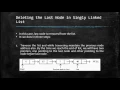 Linked Lists - Deletion of Last Node
