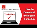 installturbotax com 2024 - How to Download and Sign in TurboTax