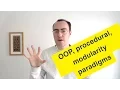 OOP procedural modularity paradigms