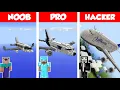 Download Lagu Minecraft NOOB vs PRO vs HACKER: AIRPLANE HOUSE BUILD CHALLENGE in Minecraft / Animation