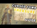 How to use the Mysterious Map Fragment Cursed Tomb Treasure Quest Guide Hogwarts Legacy