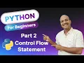Part II 5 Control flow statements Python