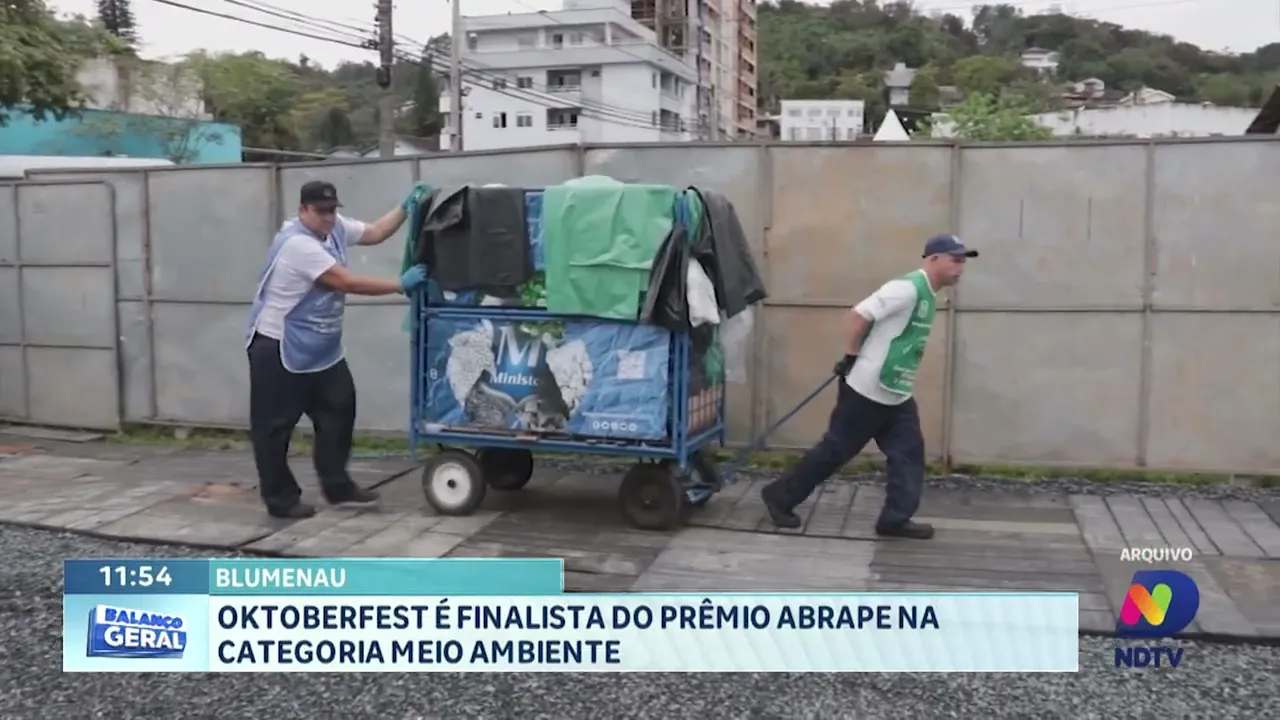 Oktoberfest Blumenau é finalista do Prêmio Abrape na categoria meio ambiente