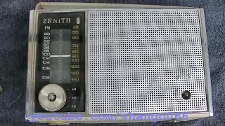 Zenith Royal 820 1964 AM FM Transistor Radio Resurrection