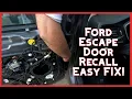 Ford Escape Door Check Fix 2020 2021 Broken Spot Weld Repair with Rivets Recall 23B56