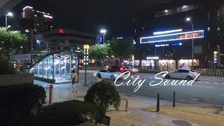 City Sounds And Traffic Ambience ASMR For Sleep And Study Relaxing City At Night 