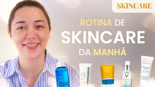 Minha ROTINA de SKINCARE da MANHÃ