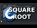 C Programming Tutorial - Square Root Function