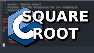 C Programming Tutorial - Square Root Function