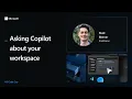 Asking Copilot about your workspace