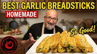 Try the BEST Garlic Breadsticks Recipe Now