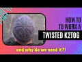 How to Work a Twisted K2tog twisted knit 2 together