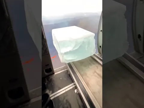 Oh My God😰Wait for end😳 They Dropped a Giant Ice Block Into Lava