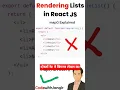 React JS Rendering Lists Dynamic List with map