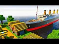 Download Lagu Titanic Crashes Into Minecraft Village | Teardown