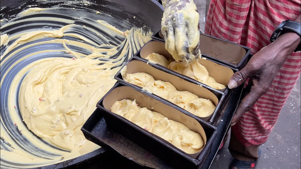 Classic Hand Whipped Butter Cake   Street Food