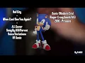 8 Different Sonics Sing When Can I See You Again? By Owl City (A.I. Cover)