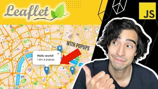 Javascript Interactive Map with Leaflet EASY with Marker Clusters Popups