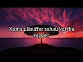 Darasa Ft Bien Nobody Official Lyrics