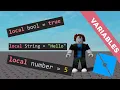 How to SCRIPT on Roblox - Variables