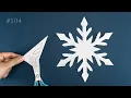 Lagu Easy Paper Snowflakes - How to make Snowflake out of Paper - Christmas Decorations