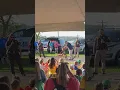 Camp HERO Day 3 Therapy Dog Buddy Gets a Pat-Down