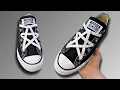 STAR LACING SHOES TUTORIAL - How To Star Lace Converse Best Way