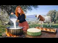 Lagu Homemade Cheese in the Moroccan Rif with Cow’s Milk | Making Brioche Bread and Market Shopping