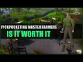 Actual XP Rates for Pickpocketing Master Farmers in OSRS