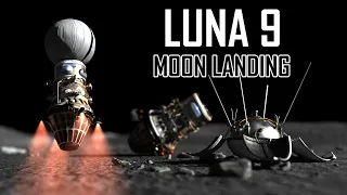 Luna 9 First Moon Landing