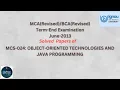Ace your IGNOU Exams June 2013 MCS-024 Java Solved Paper Maximize Marks with Minimal Effort