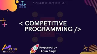 Introduction to Competitive Programming ARRAY