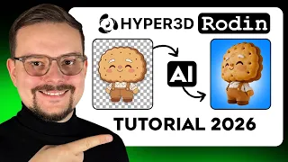 Hyper3D Rodin Tutorial - 2026 How to Convert an Image into a 3D Model