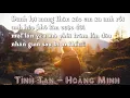 Download Lagu Say Để Giấu Đi Giọt Lệ Đắng Cay, Yêu Là Nỗi Sầu Trần Giang  || Tình Tan Lyric - Hoàng Minh #tinhtan