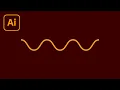 How to Create a Wavy Line in Illustrator Tutorial