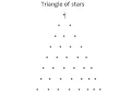 Triangle pattern in java part3