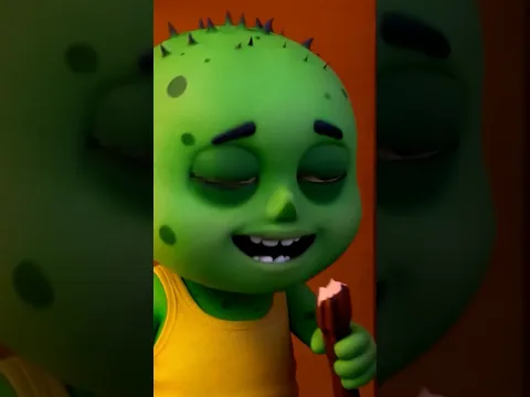 Zombie verde come dulces de Halloween 🍇 #halloween #niños #kentelefante