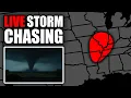 LIVE Storm Chasing - Huge Tornado Outbreak