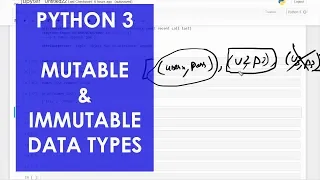Mutable and Immutable Data Types Python 3