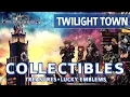 Kingdom Hearts 3 - Twilight Town All Collectible Locations Lucky Emblems Treasures