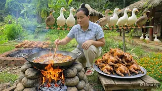 FULL WHOLE FRIED DUCK | How To Make Country-Style Whole Roast Duck | Free Range Duck Recipe