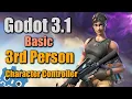 Godot 3 1 - Basic 3rd Person Character Controller Tutorial In 6 Minutes