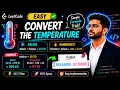 Convert the Temperature LeetCode Easy Formula Implementation C