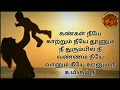 Kangal neeyae song karaoke HQ with lyrics | #gvprakash | #thamarai |