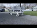White Horse and Funeral Carriage Demarco Luisi FH at Siloam Cemetery Vineland NJ March 25 2022