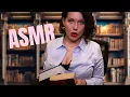 Relaxing Librarian ASMR Whispered Book Recommendations Page Turning Book Categorizing